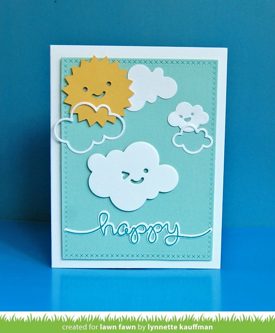 Lawn Fawn - Simple Puffy Cloud Frames