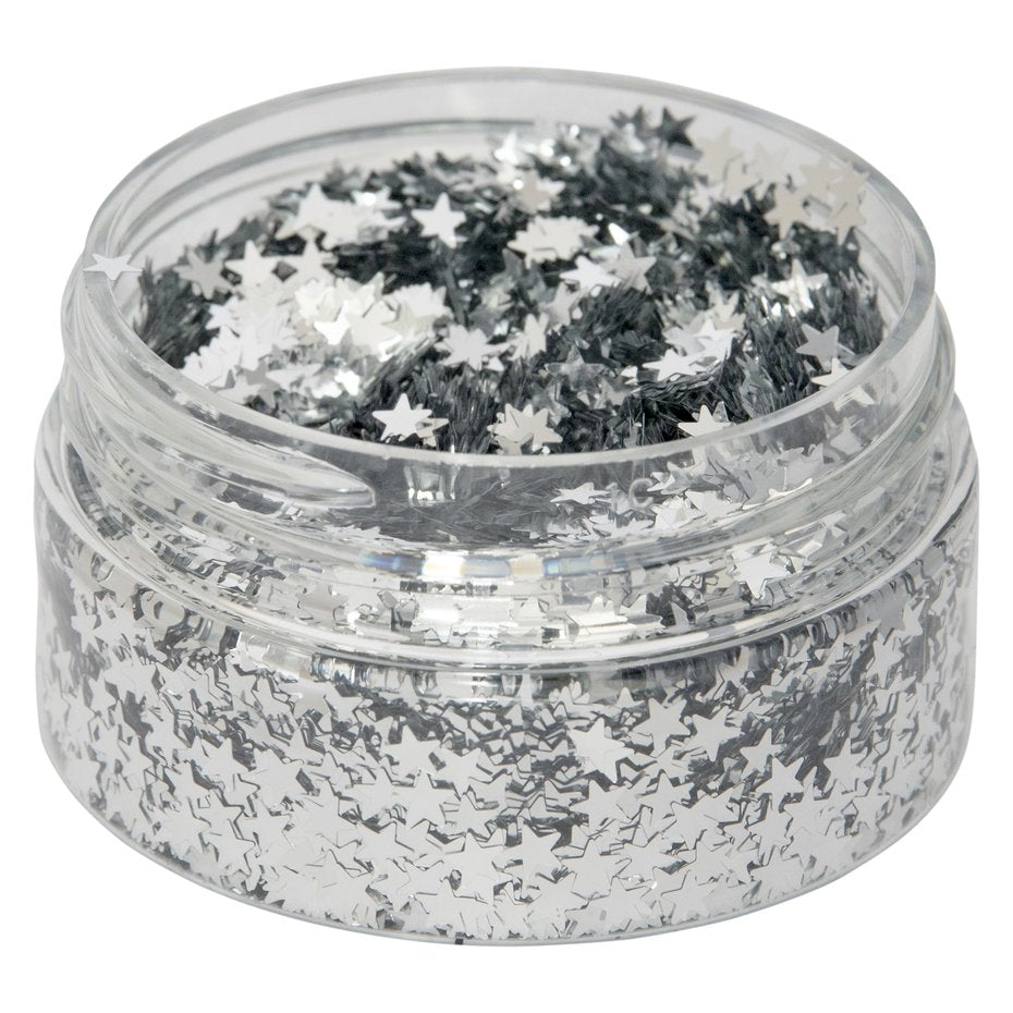 Cosmic Shimmer - Glitter Jewels Stars Silver