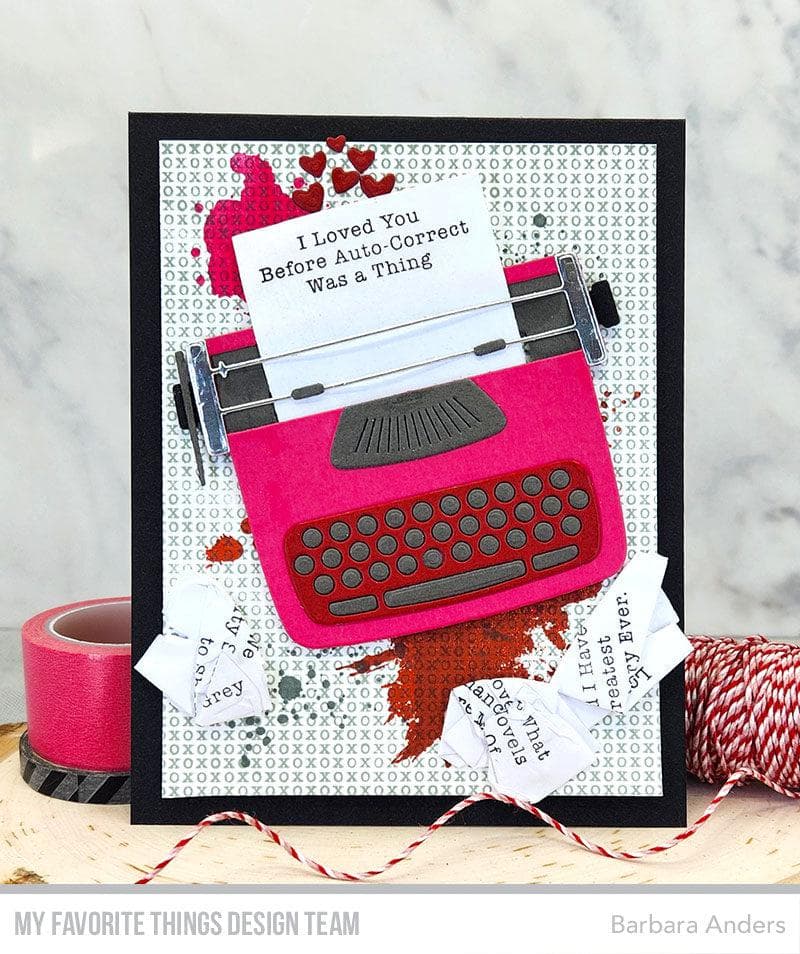 My Favorite Things - Typewriter Sentiments: Love