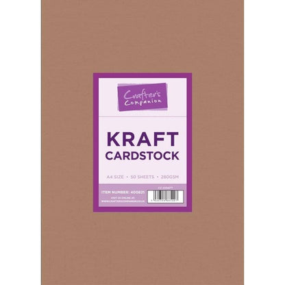Crafter's Companion - Kraft Cardstock A4