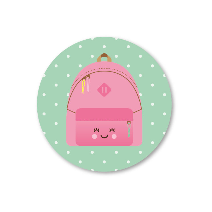 Studio Schatkist - Stickers Backpack Pink (5pcs)