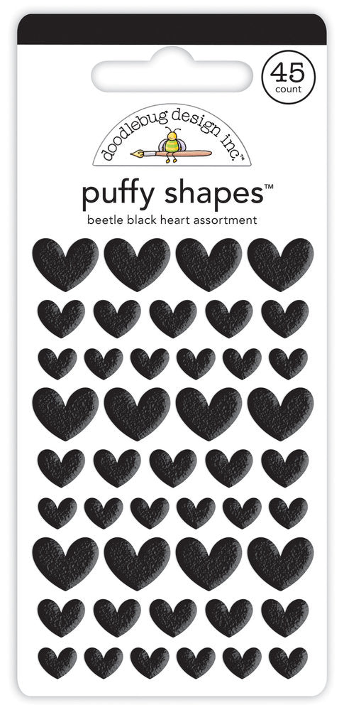 Bubblegum Heart Puffy Shapes Stickers