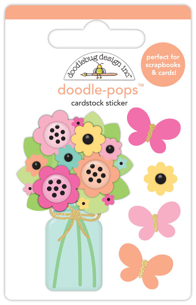Doodlebug Design - Butterfly Bouquet Doodle-Pops