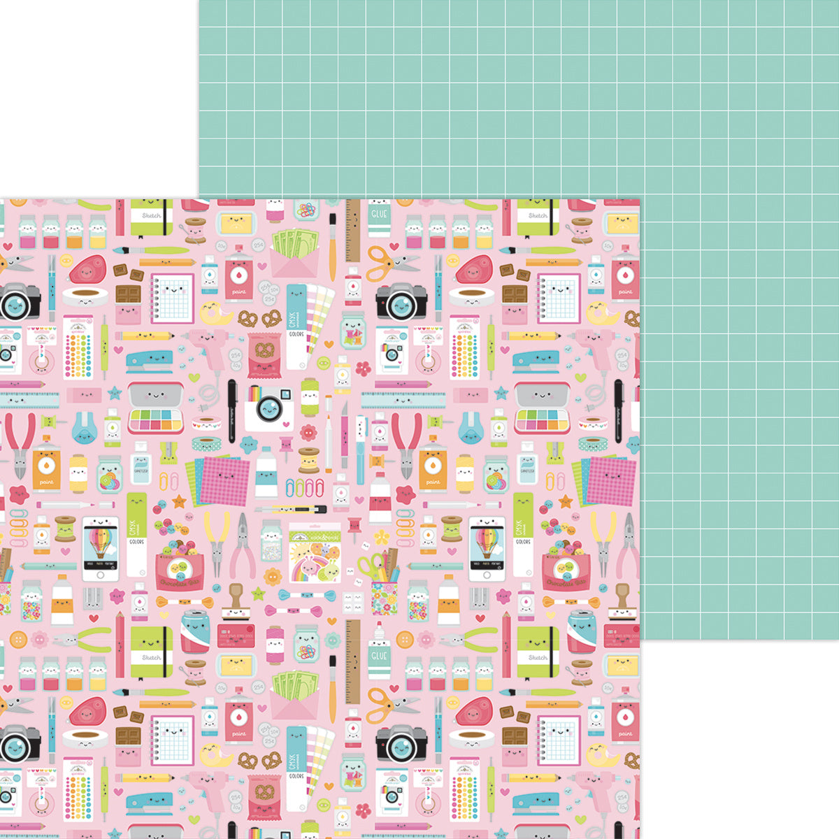 Doodlebug Design - Cute & Crafty Paper Pack 12x12"