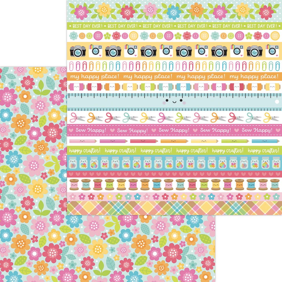 Doodlebug Design - Cute & Crafty Paper Pack 12x12"