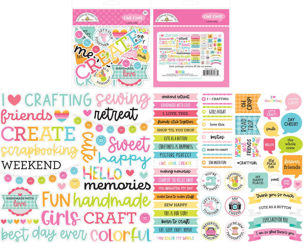 Doodlebug Design - Cute & Crafty Chit Chat