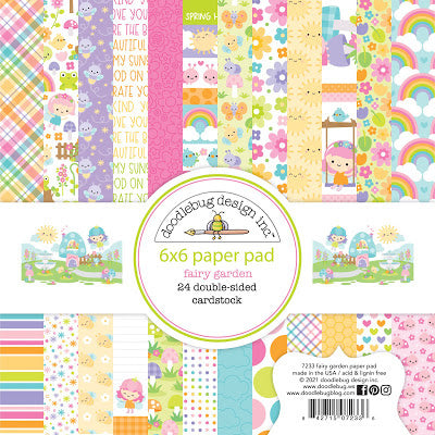 Doodlebug Design - Fairy Garden Paper Pad 6x6"