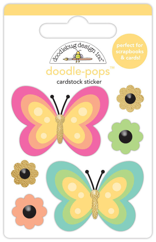 Doodlebug Design - Hello Again Fancy Flutters Doodle-Pops