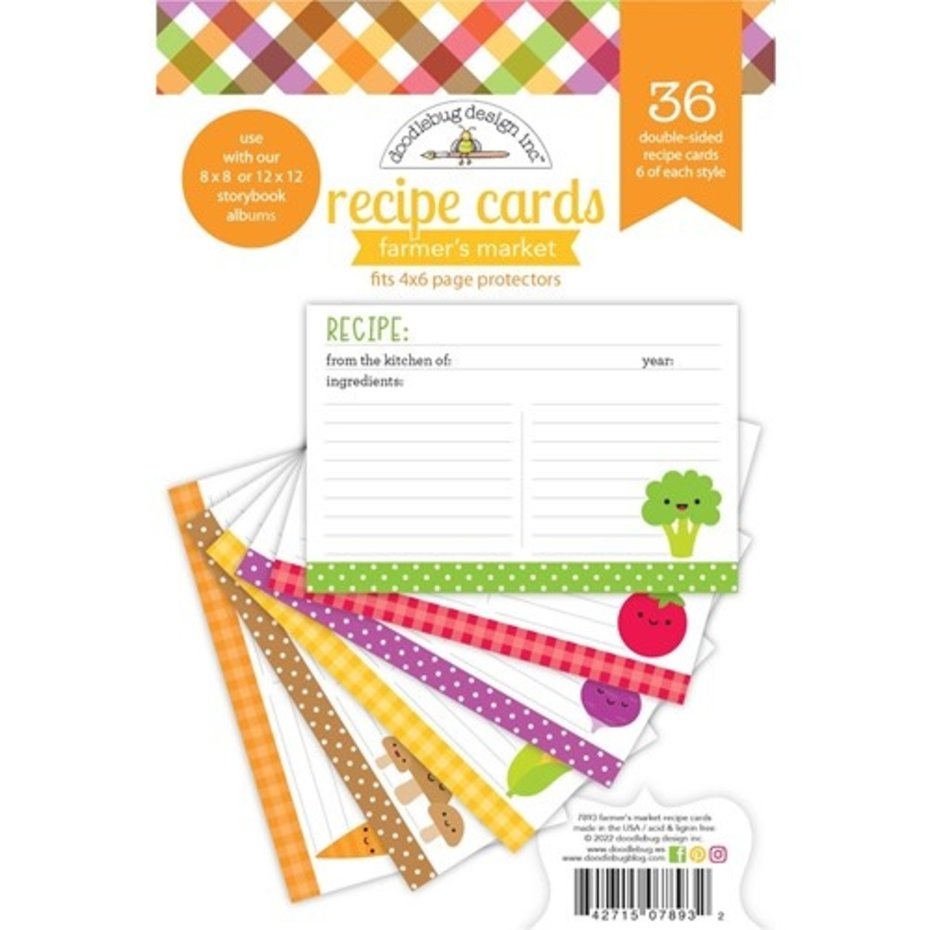 Doodlebug Design - Farmers Market Recipe Cards