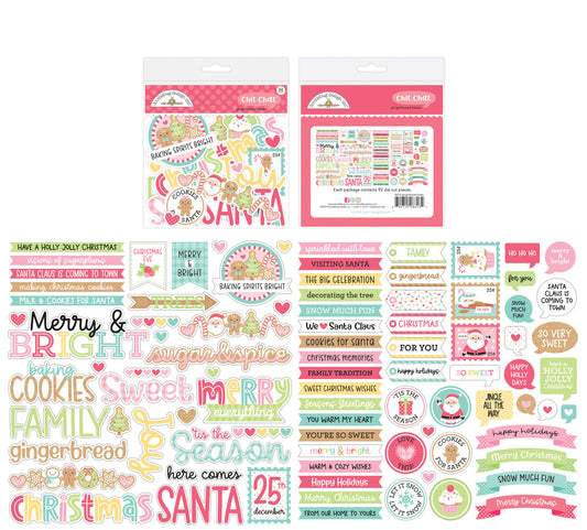 Doodlebug Design - Gingerbread Kisses Chit Chat