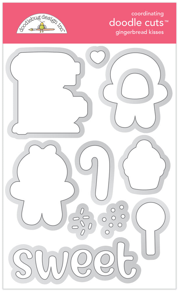 Doodlebug Design - Gingerbread Kisses Doodle Cuts