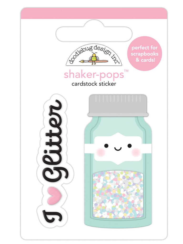 Doodlebug Design - Glitter Jar Shaker-Pops