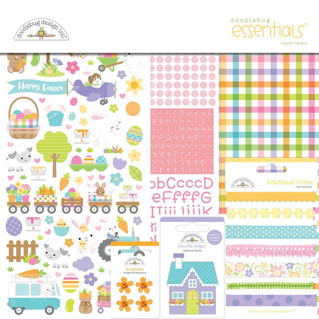 Doodlebug Design - My Happy Place Collection - Essentials Kit