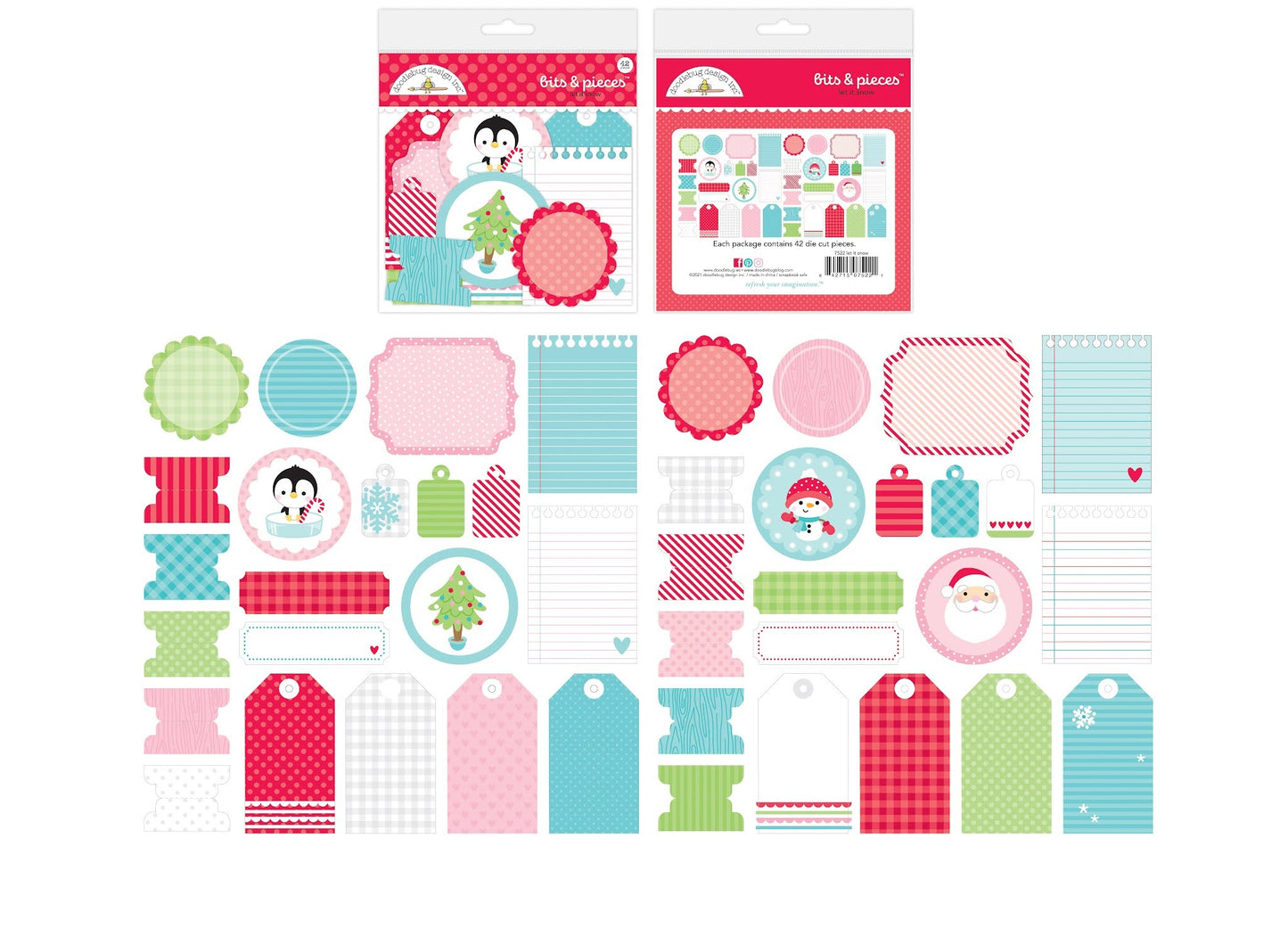 Doodlebug Design - Let It Snow Bits & Pieces