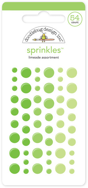 Doodlebug Design - Limeade Sprinkles (54pcs)