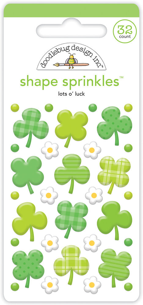 Doodlebug Design - Lots O' Luck Shape Sprinkles