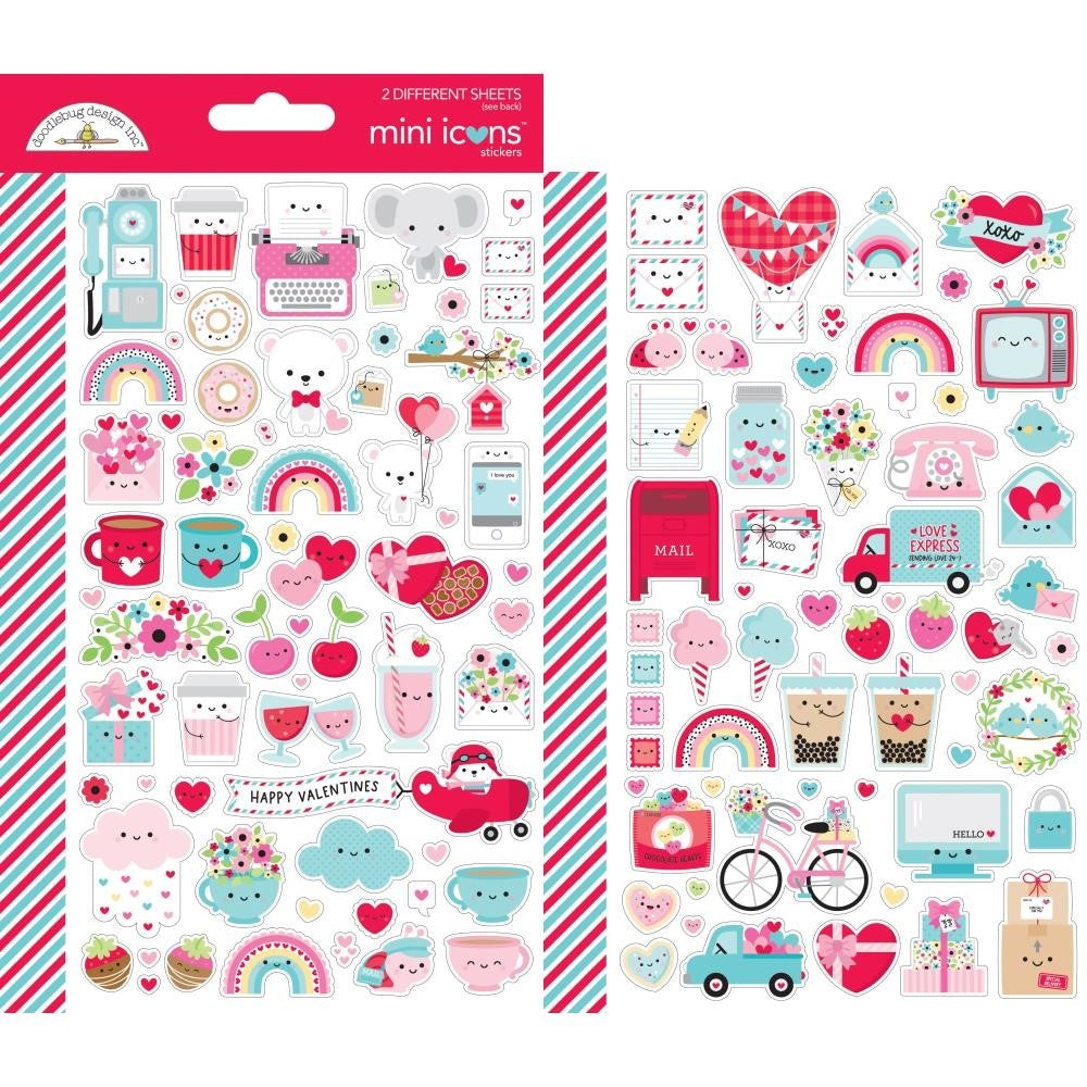 Doodlebug Design - Lots of Love Mini Icons Sticker