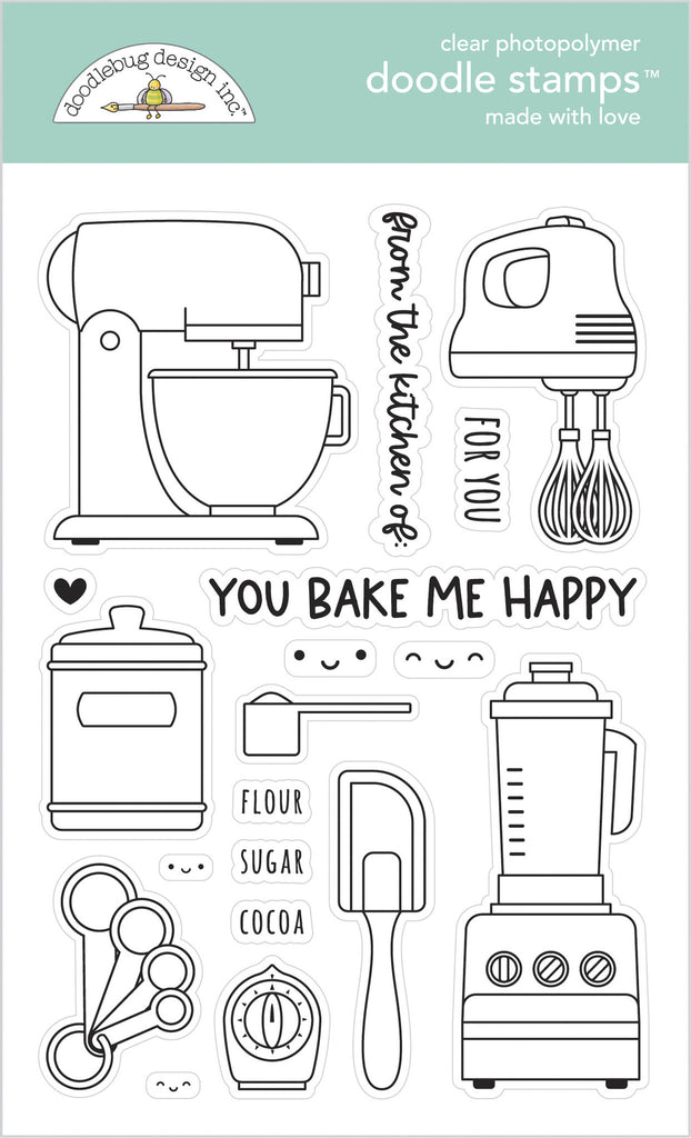 Doodlebug Design - Made With Love Doodle Stamps