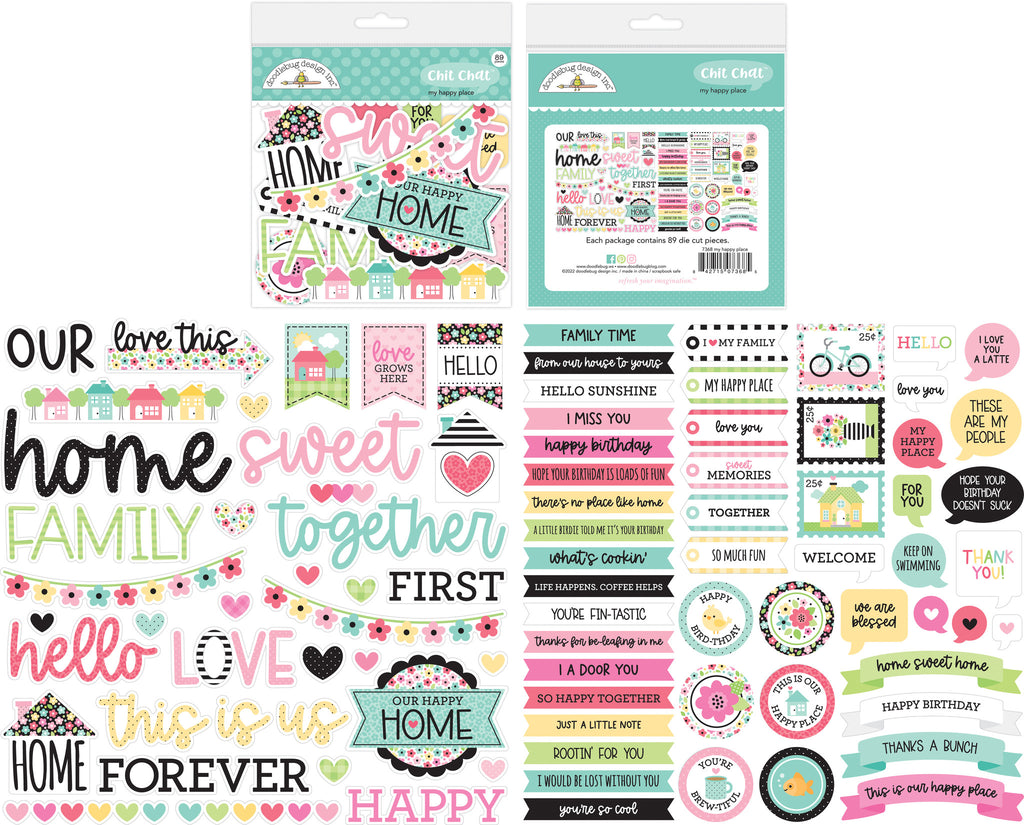 Doodlebug Design - My Happy Place Chit Chat
