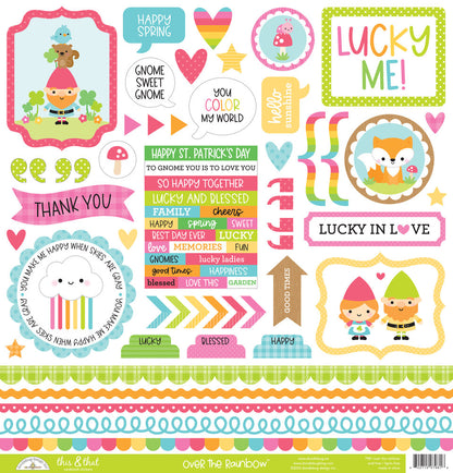 Doodlebug Design - Over The Rainbow 12x12 Inch Paper Pack