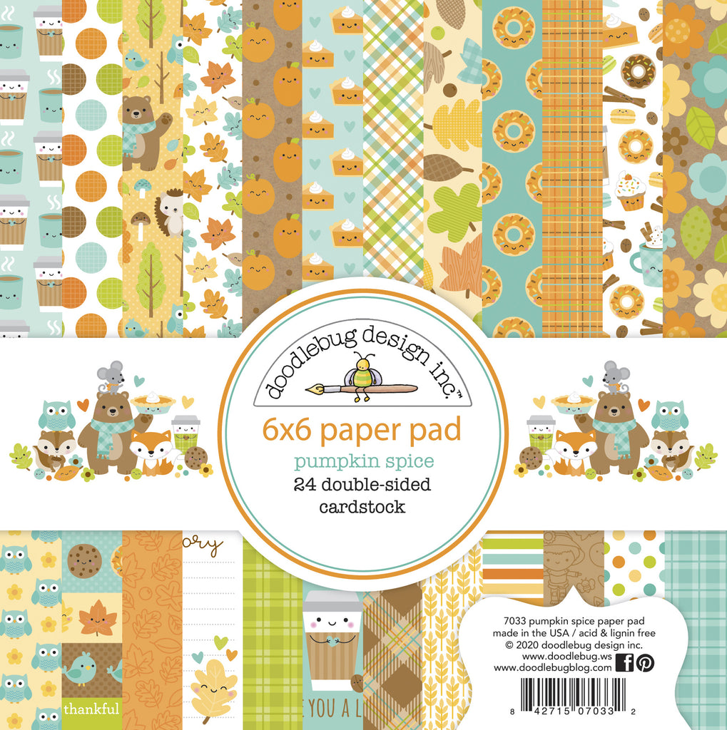 Doodlebug Design - Pumpkin Spice Paper Pad 6x6"