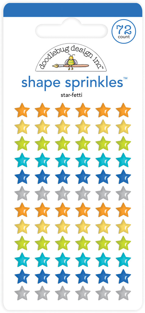 Doodlebug Design - Star-fetti Shape Sprinkles (72pcs)