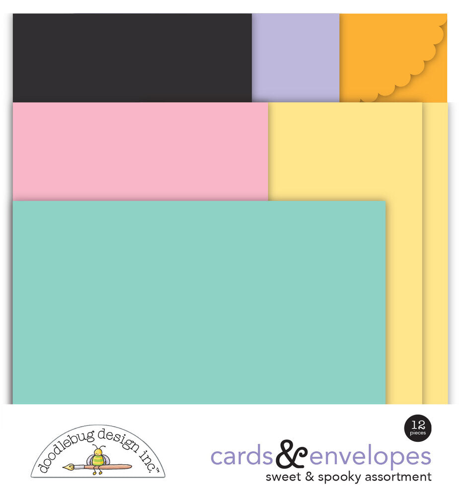 Doodlebug Design - Sweet & Spooky Assortment Cards & Envelopes