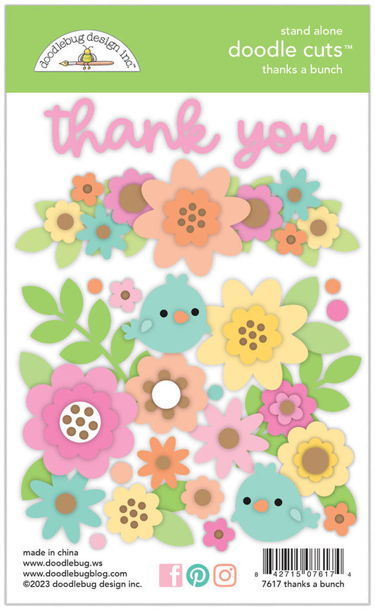Doodlebug Design - Thanks A Bunch Doodle Cuts