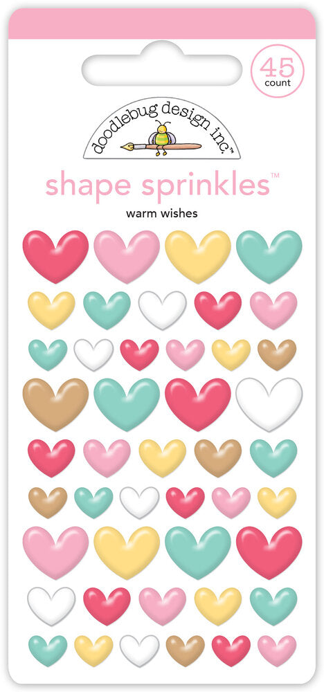 Doodlebug Design - Warm Wishes Shape Sprinkles