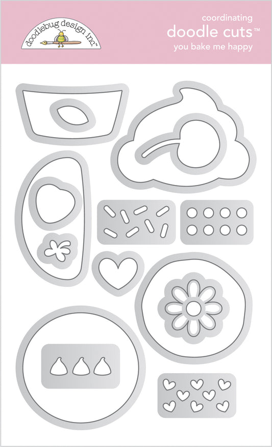 Doodlebug Design - You Bake Me Happy Doodle Cuts