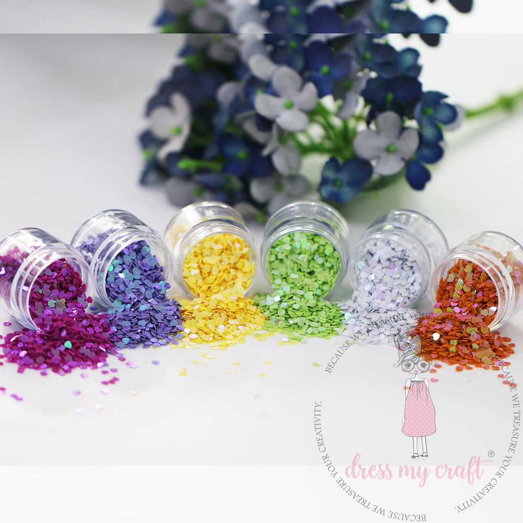 Dress My Craft - Sequins Family Pack Heart (6pcs)