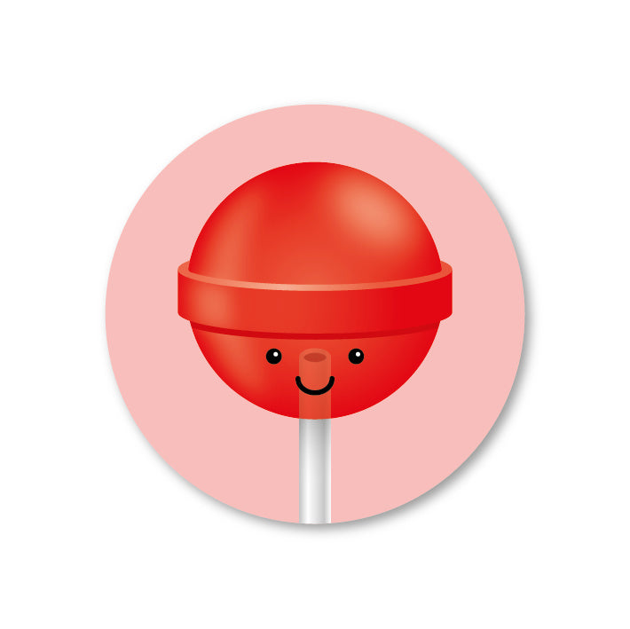 Studio Schatkist - Stickers Lollipop Red (5pcs)