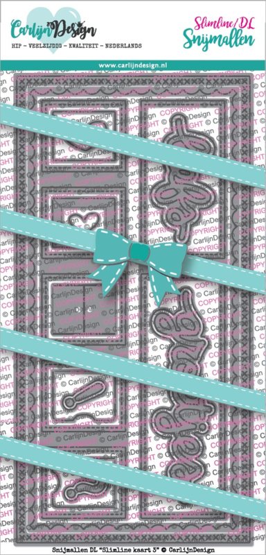 CarlijnDesign - Snijmallen - DL Slimline kaart 3