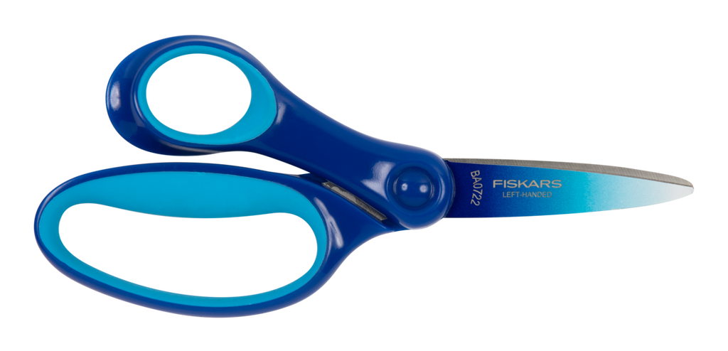 Fiskars Non-Stick Softgrip 7 Teal Sparkle Scissors | Target