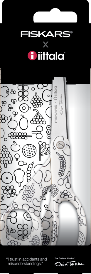 Fiskars - Scissors Universal Frutta Black/White (21cm)