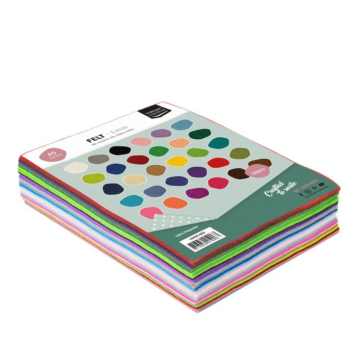 Vaessen Creative  Felt Multipack A5 (1mm)