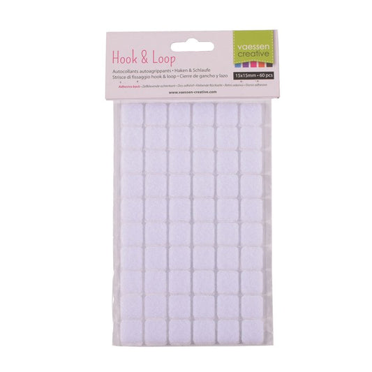 Vaessen Creative - Hook & Loop 15x15mm (60pcs)