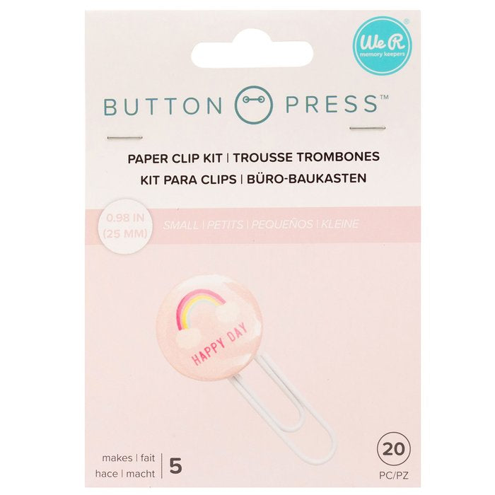 We R Makers - Button Press Paperclip Set (25mm)