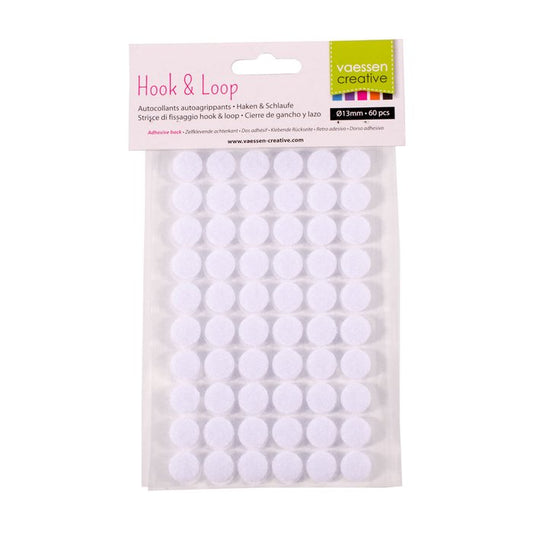 Vaessen Creative - Hook & Loop 13x13mm (60pcs)