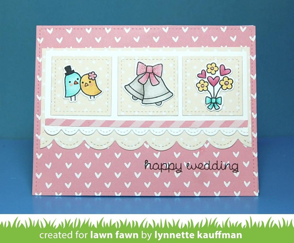 Lawn Fawn - Happy Wedding