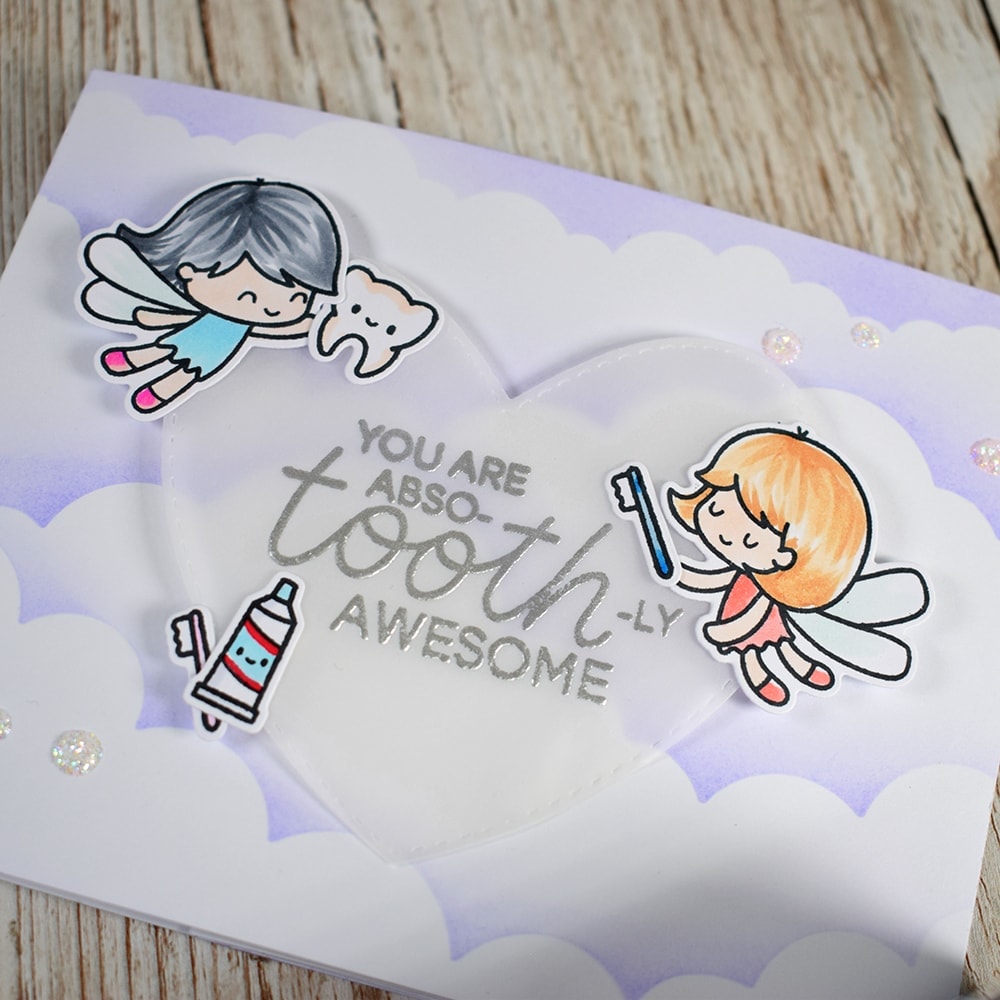 Heffy Doodle - Stitched Hearts Dies