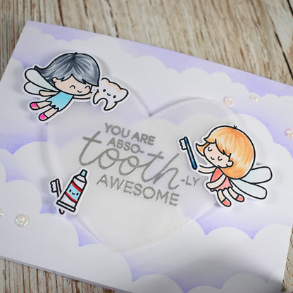 Heffy Doodle - Stitched Hearts Dies