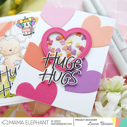 Mama Elephant - Shaker Shapes - Hearts - Creative Cuts