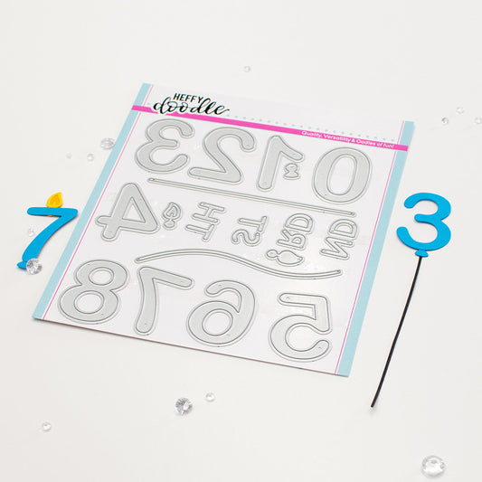 Heffy Doodle - Birthday Number Dies