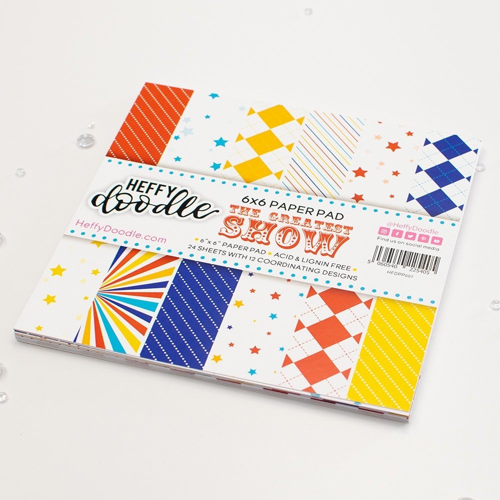 Heffy Doodle - The Greatest Show Paper Pad 6x6"