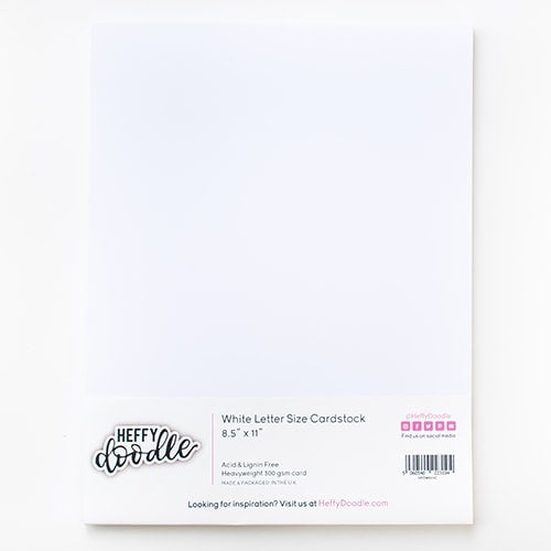 Heffy Doodle - Cardstock White (20pcs) - White