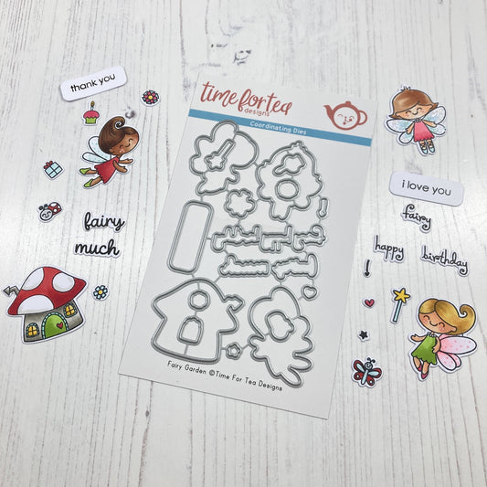 Time for Tea Designs - Fairy Garden Coordinating Die set