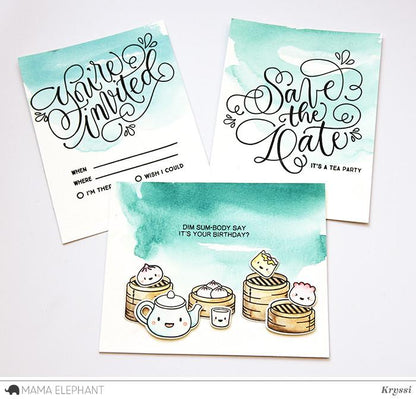 Mama Elephant - Diy Invitation