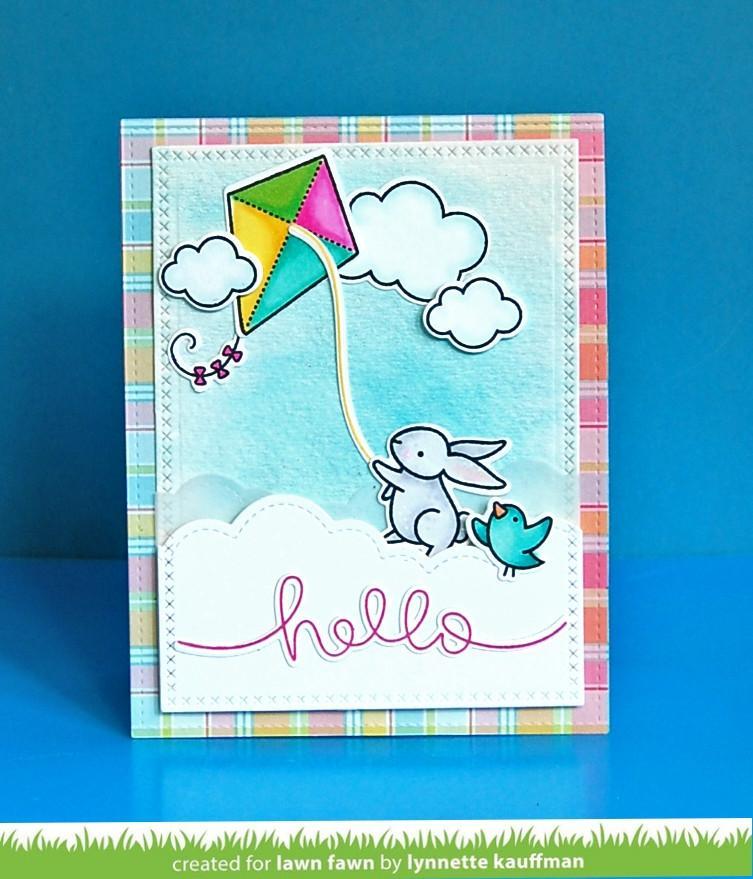 Lawn Fawn - Small Cross-Stitched Rectangle Stackables