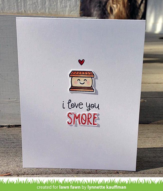 Lawn Fawn - Love You s'More